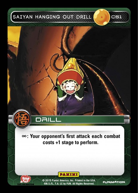 Saiyan Hanging Out Drill (FOIL)